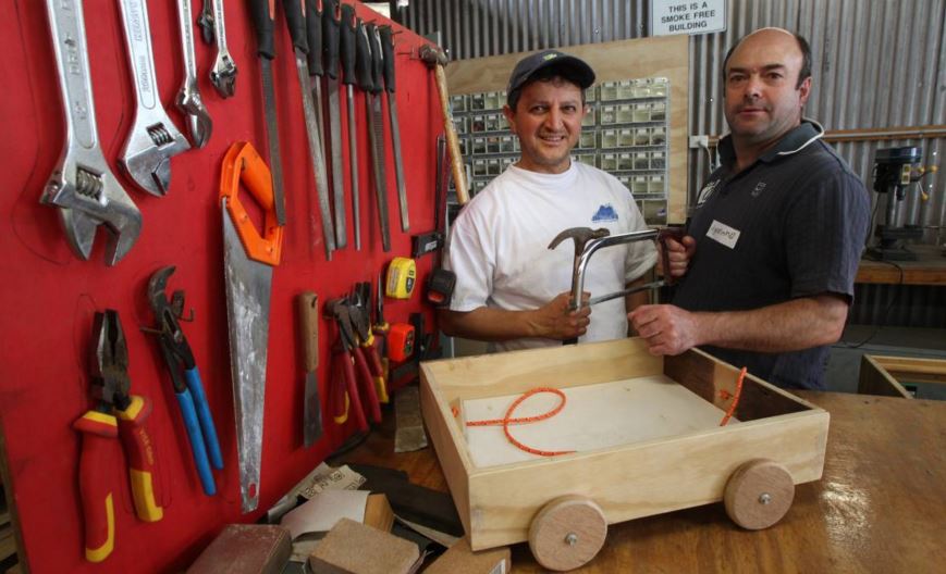 Coniston Men’s Shed gets a funding boost from the Turnbull government